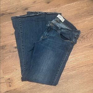Abercrombie & Fitch Dark Blue Flare Jeans
